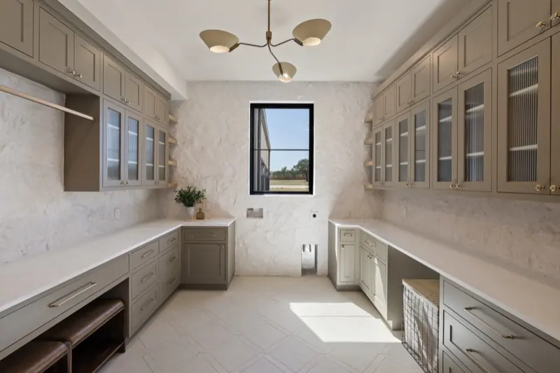 Laundry and utility room